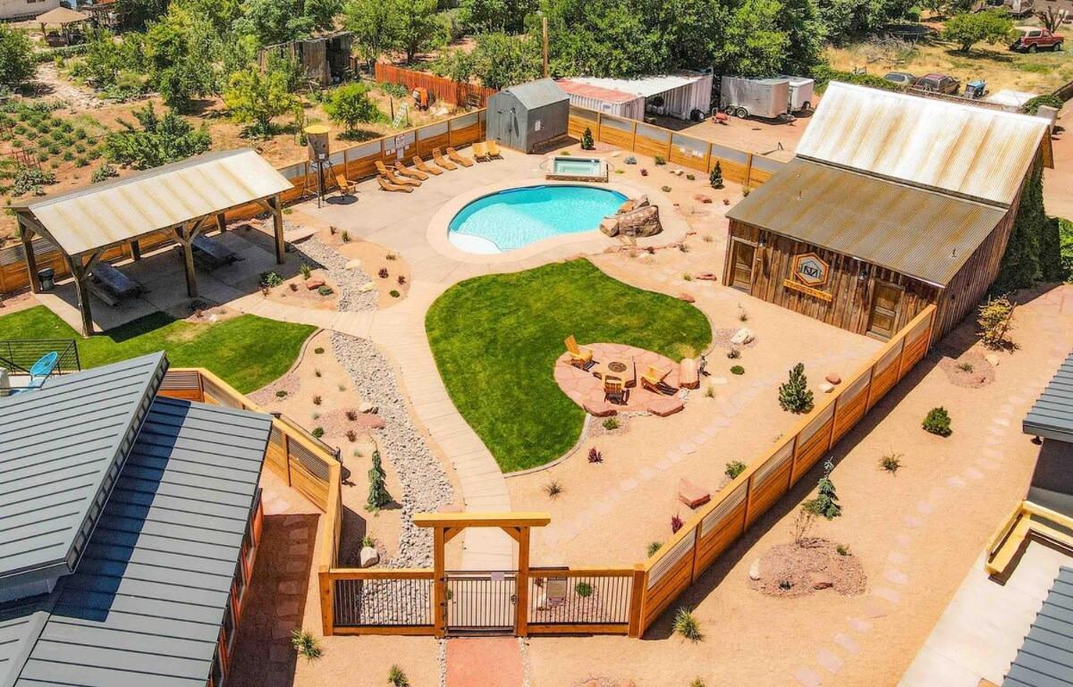 Timber & Tin F 2Bed 2Bath W Pool & Rooftop Deck Kanab Exteriör bild